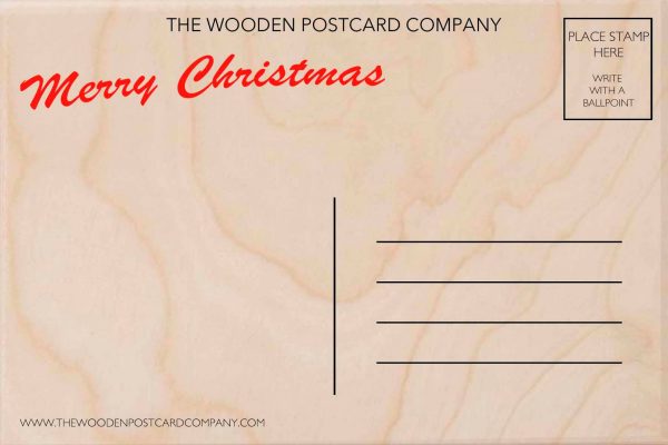 'Woodland Wonder' Wooden Postcard - Image 2
