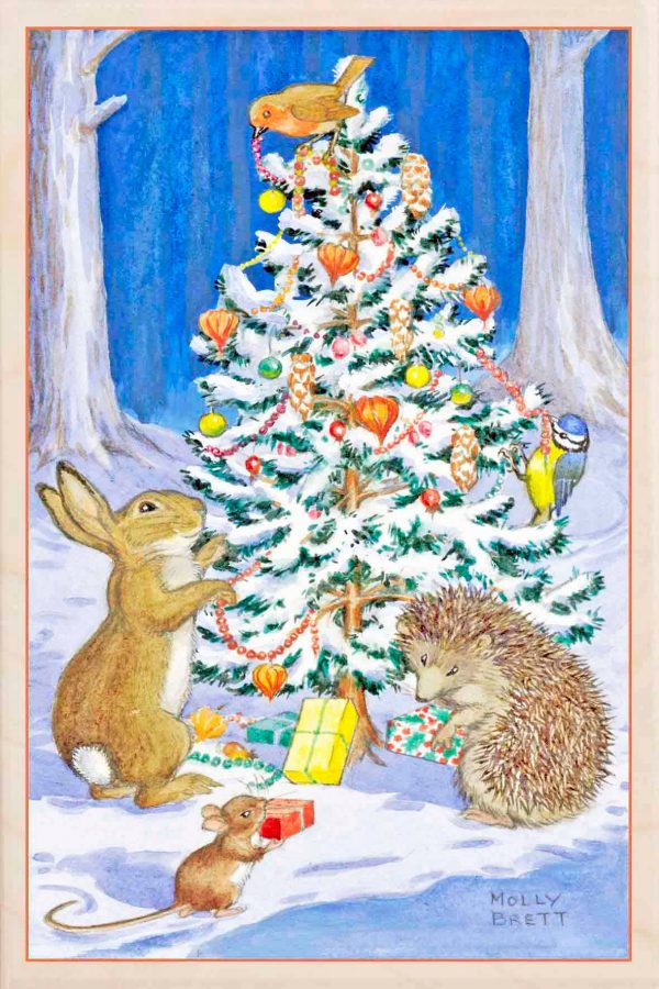 'Woodland Wonder' Wooden Postcard