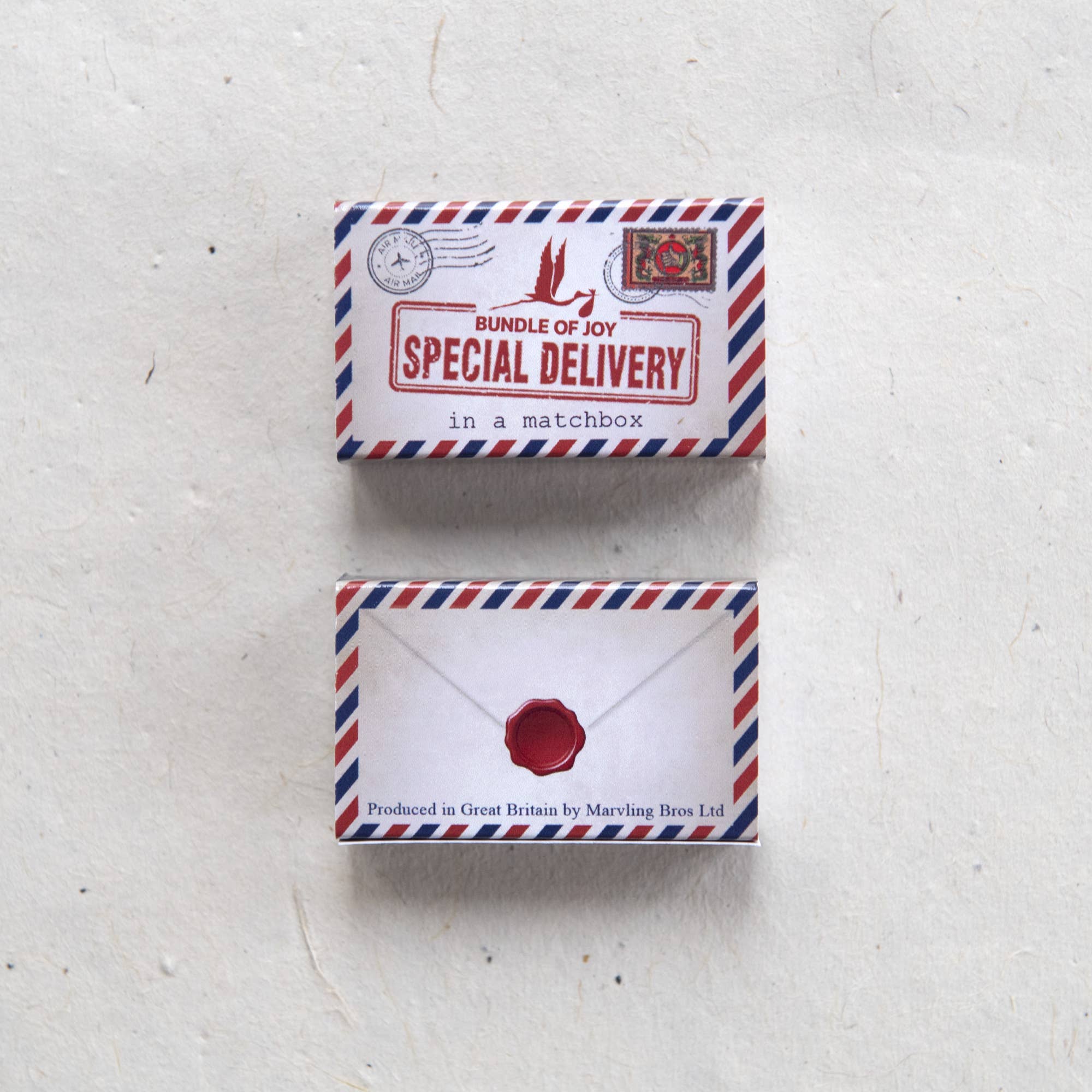 Special Delivery Baby Boy In A Matchbox - Image 3