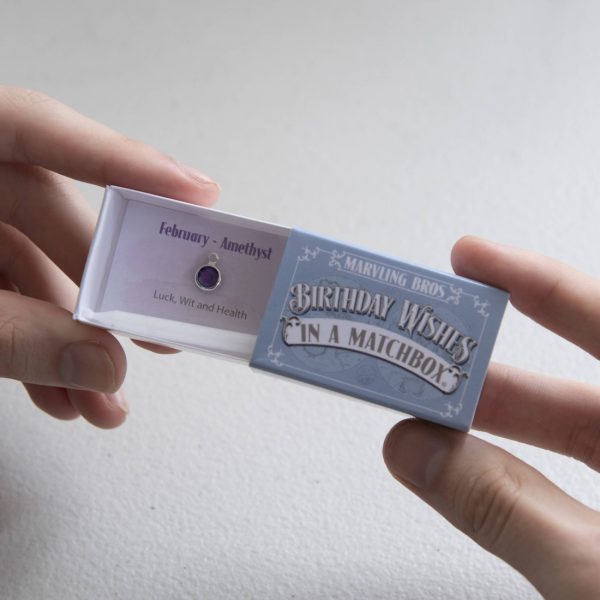 February Birthstone In A Matchbox - Image 2
