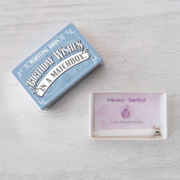 February Birthstone In A Matchbox - Image 3