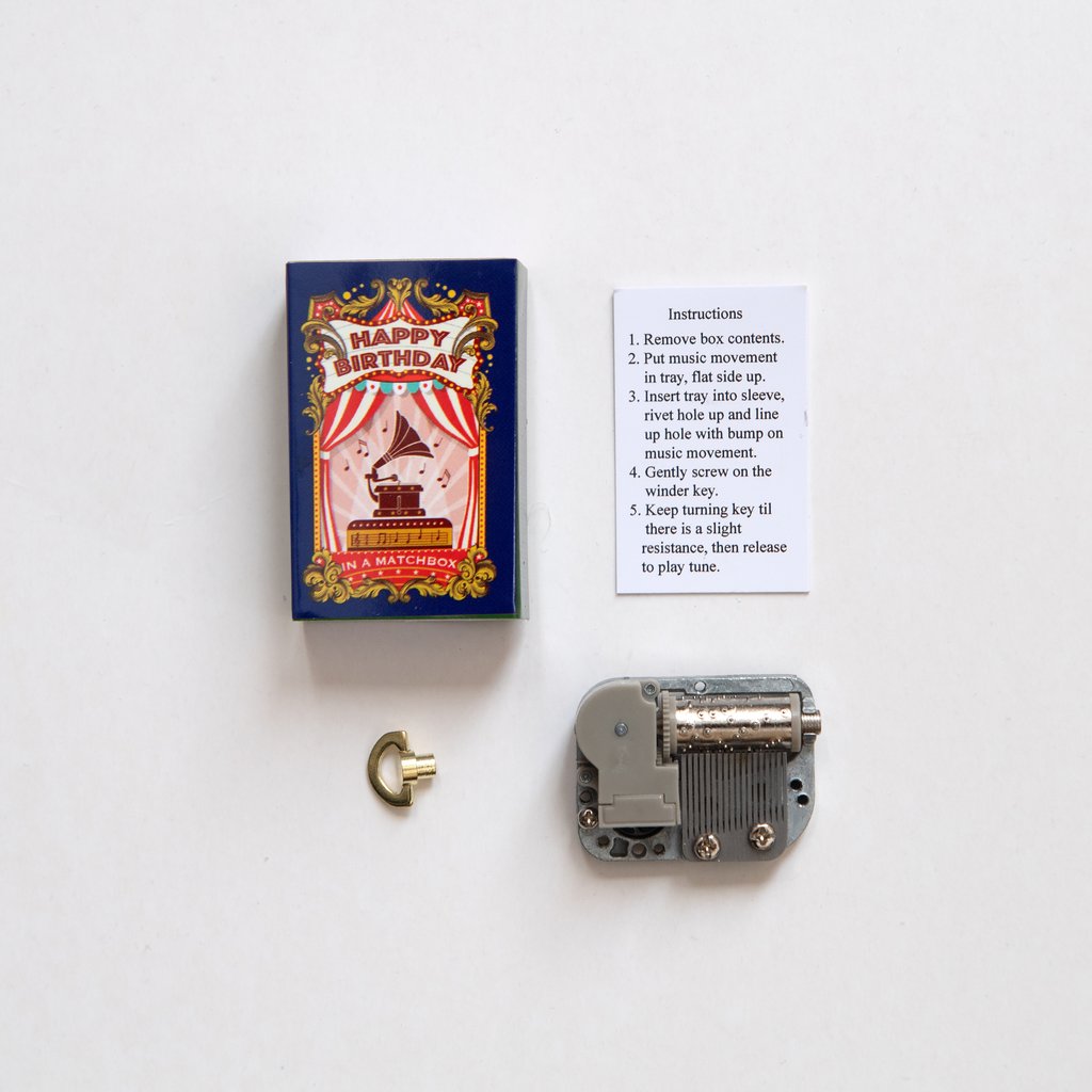 Happy Birthday Music Box In A Matchbox - Image 2