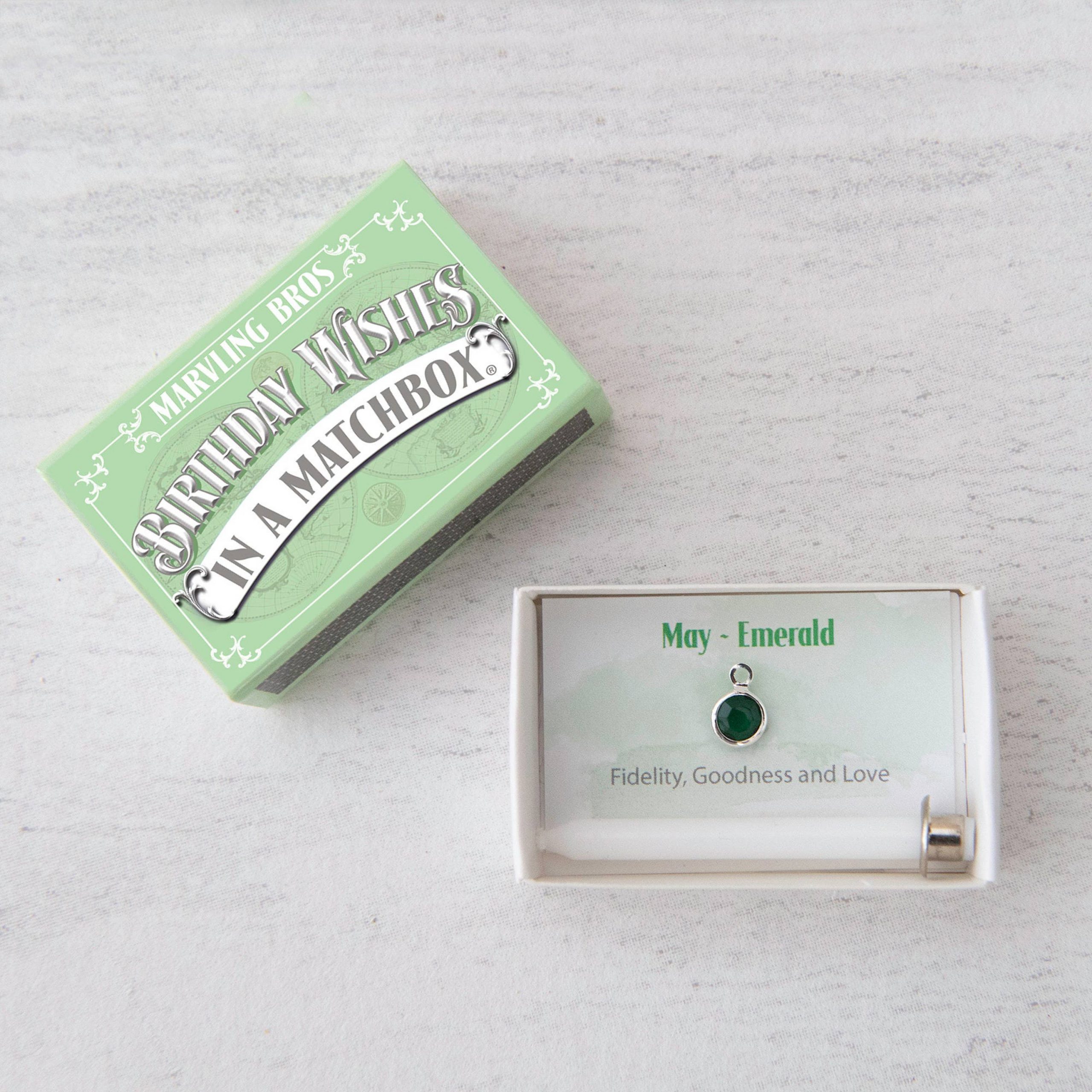 May Birthstone In A Matchbox - Image 4
