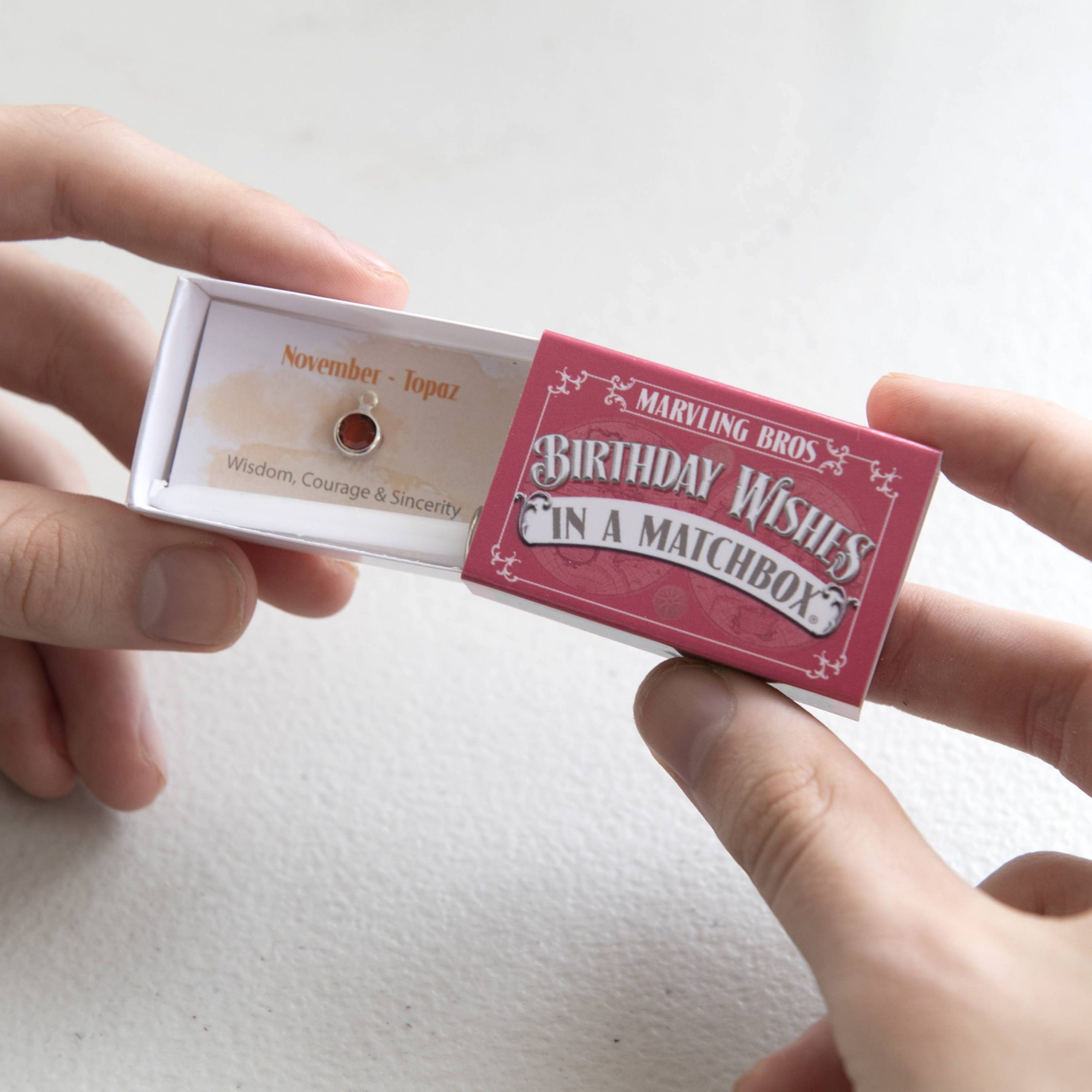 November Birthstone In A Matchbox - Image 2