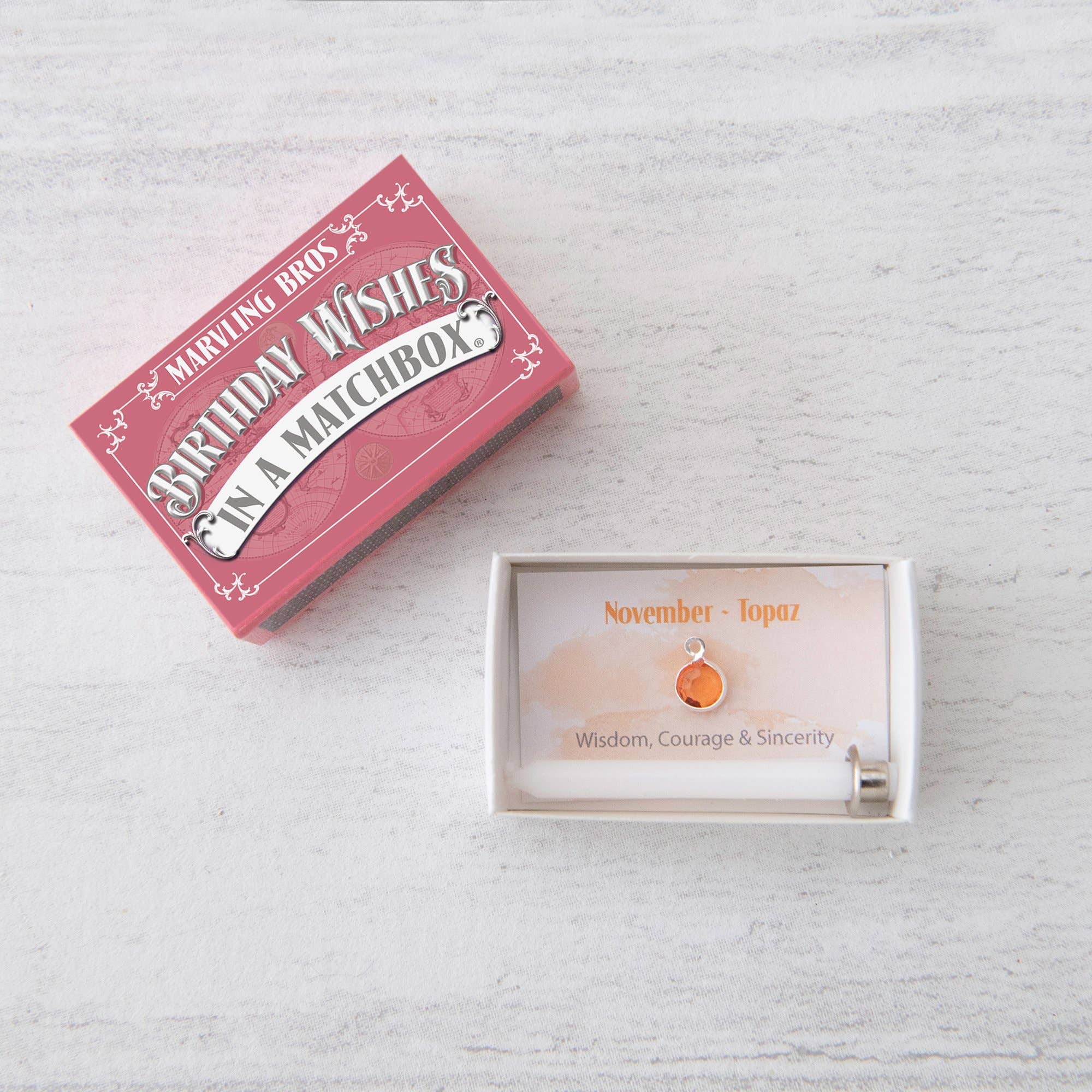 November Birthstone In A Matchbox - Image 3