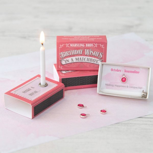 October Birthstone In A Matchbox
