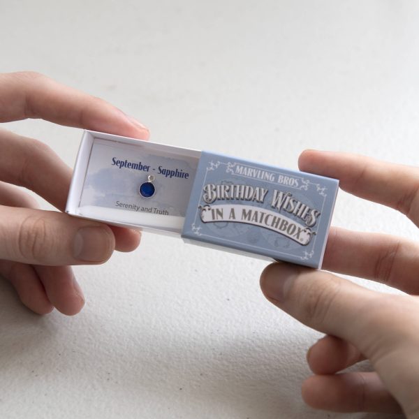 September Birthstone In A Matchbox - Image 2