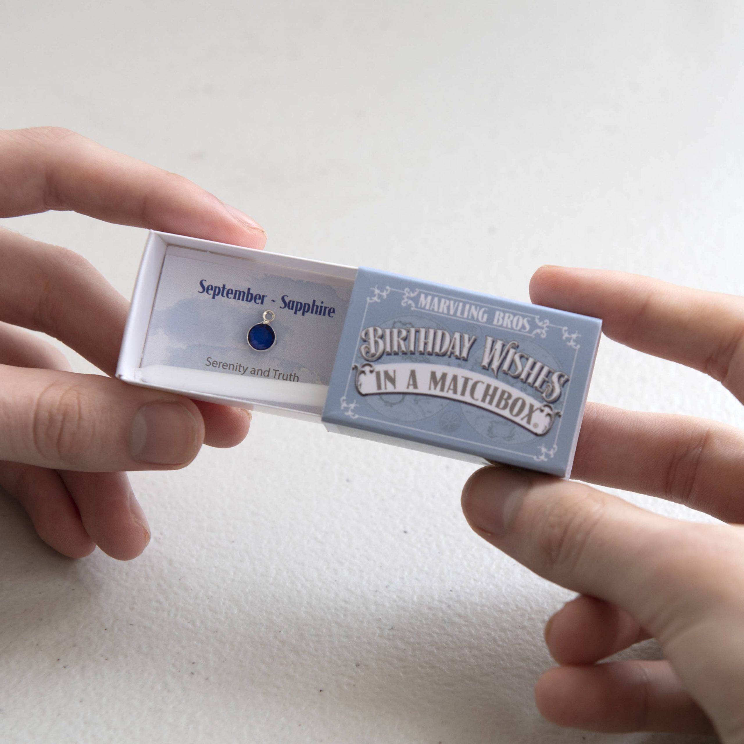September Birthstone In A Matchbox - Image 2