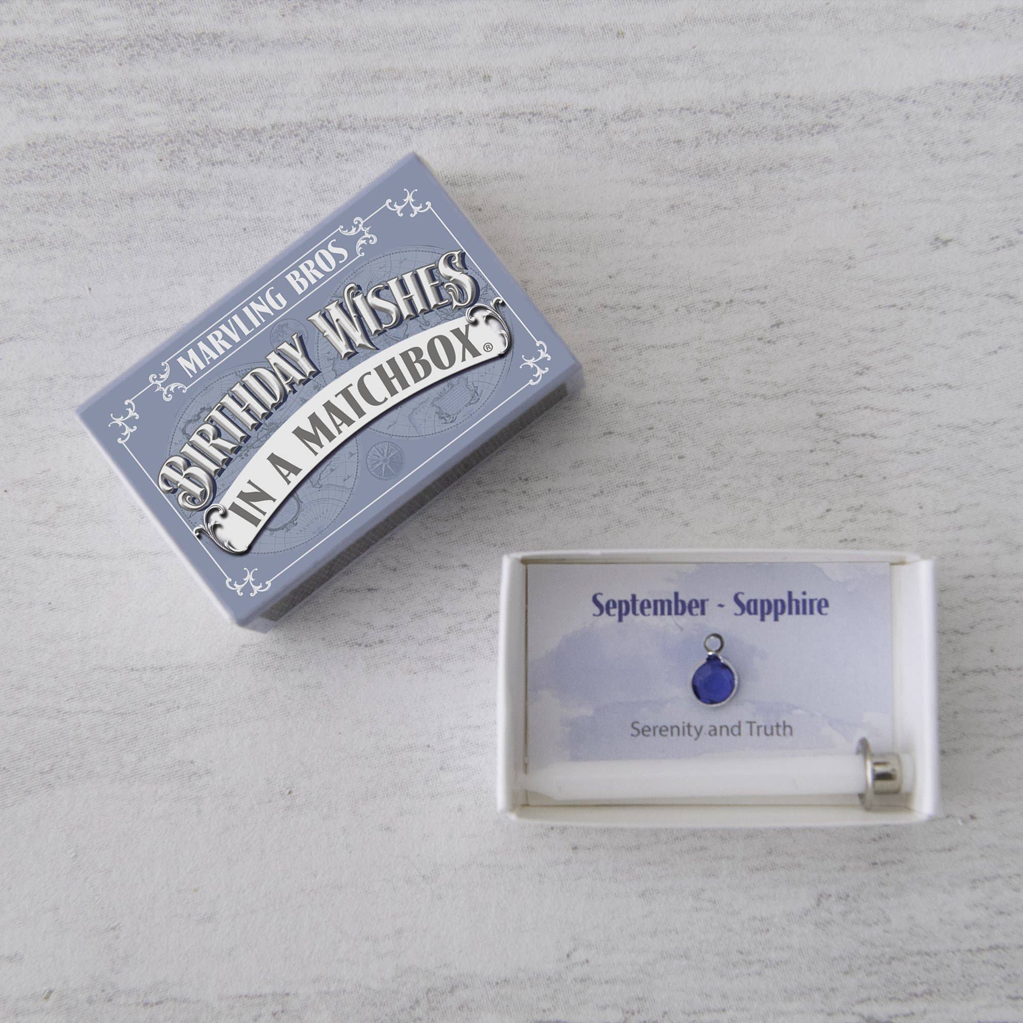 September Birthstone In A Matchbox - Image 3
