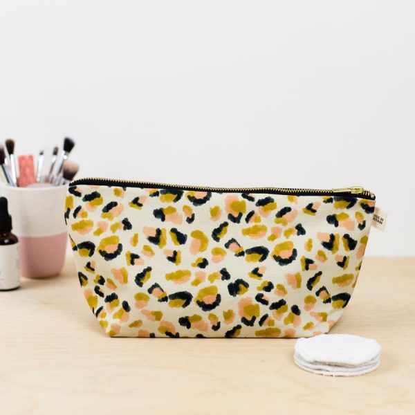 Leopard Print Wash Bag