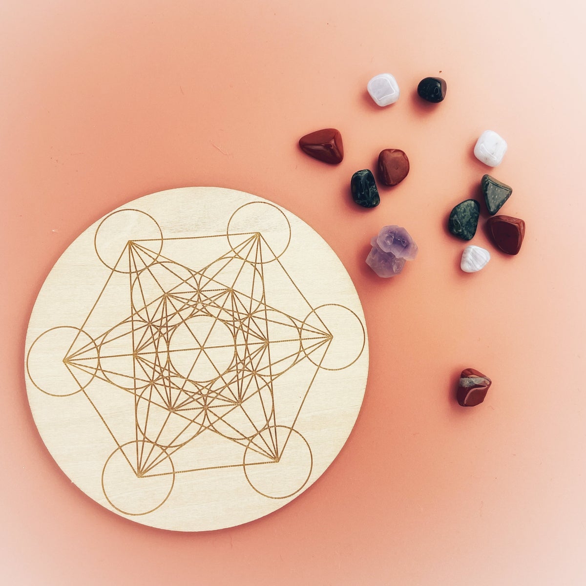 Energy Merkaba Metatron's Crystal Grid Board - Image 2