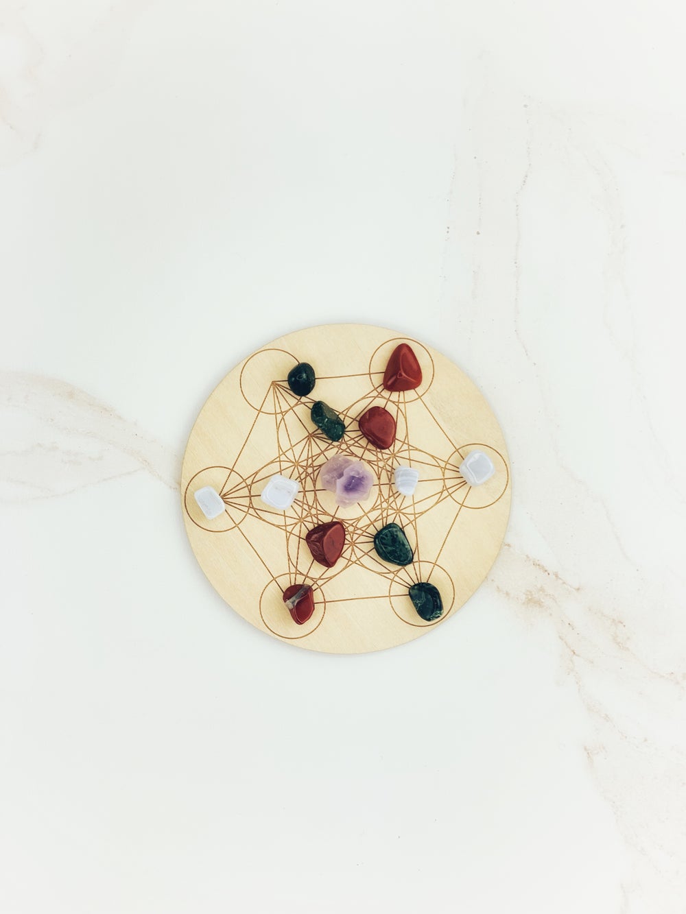 Energy Merkaba Metatron's Crystal Grid Board - Image 3