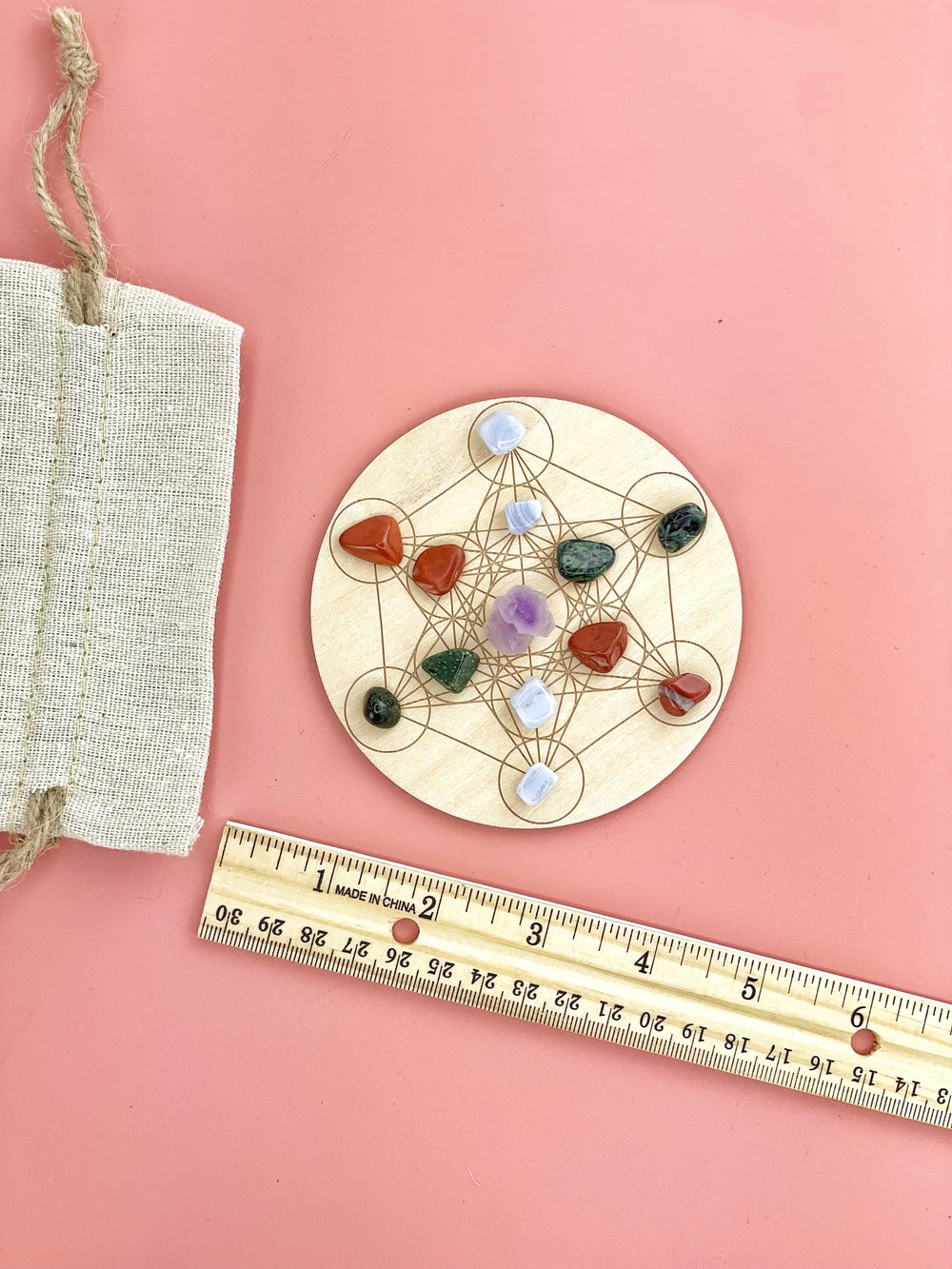 Energy Merkaba Metatron's Crystal Grid Board - Image 4