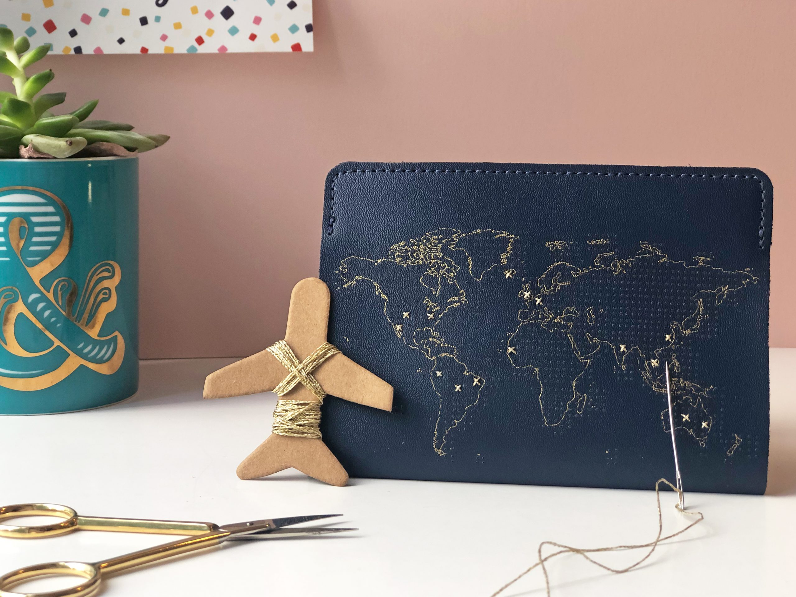 Stitch Where You've Been Passport Cover