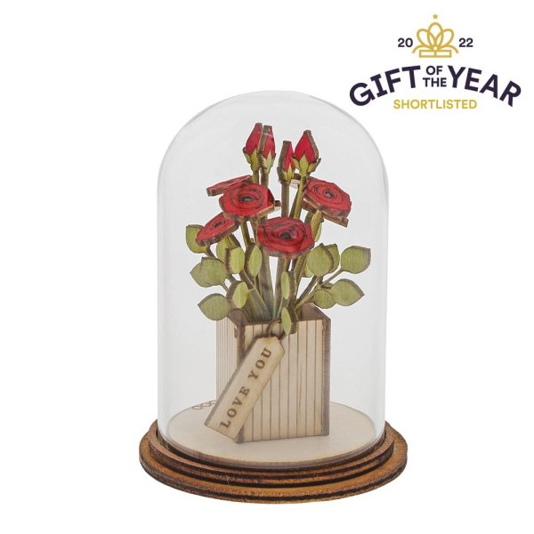 'Love You' Flower Figurine