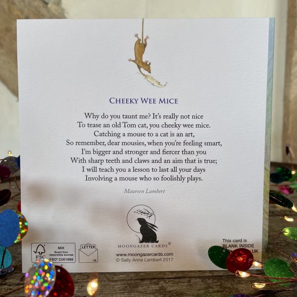 'Cheeky Wee Mice' greetings card - Image 4