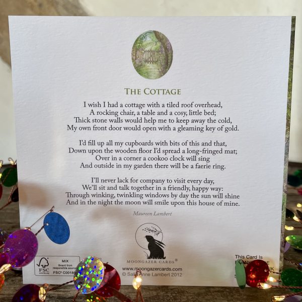 'The Cottage' greetings card - Image 4