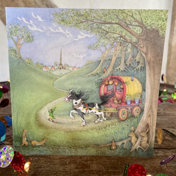 'Upon their Merry Way' greetings card - Image 3