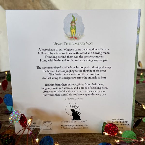 'Upon their Merry Way' greetings card - Image 4