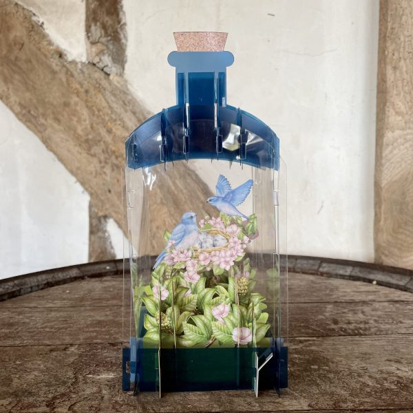 'Bluebird' 3D bottle card