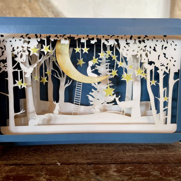 'Moon' message in a bottle card - Image 2