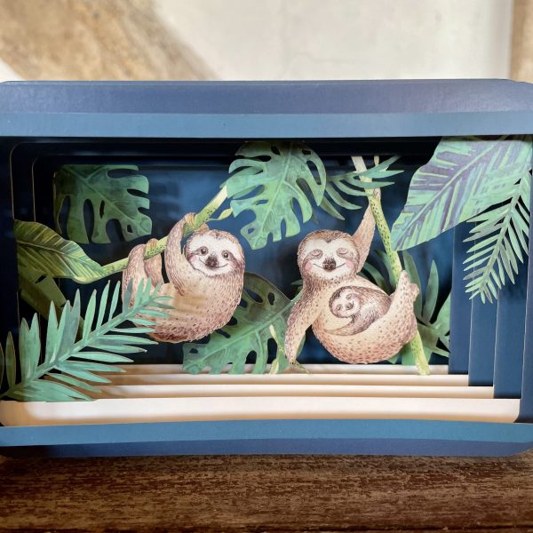 'Sloth' message in a bottle card - Image 2