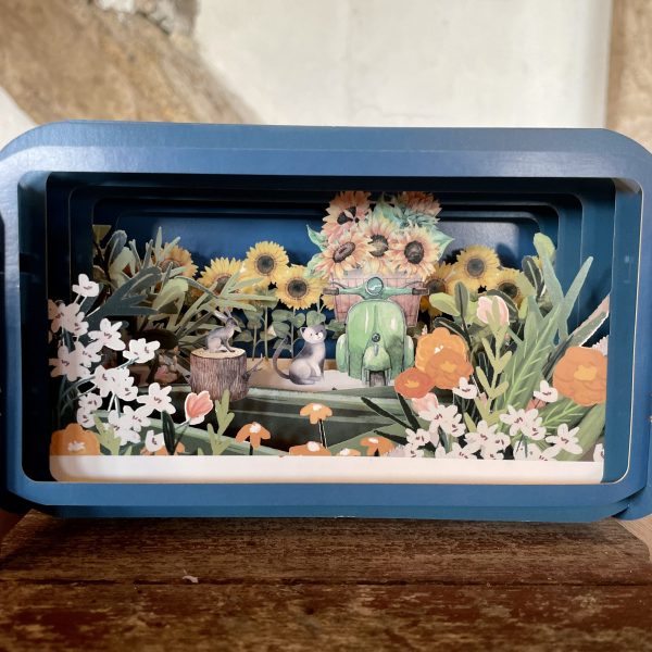 'Sunflower' message in a bottle card - Image 2