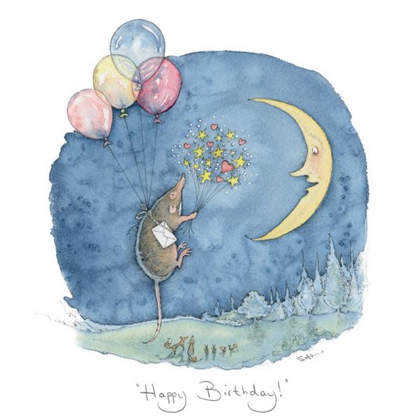 'Happy Birthday' greetings card