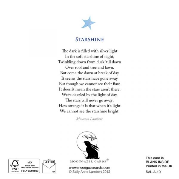 'Starshine' greetings card - Image 2