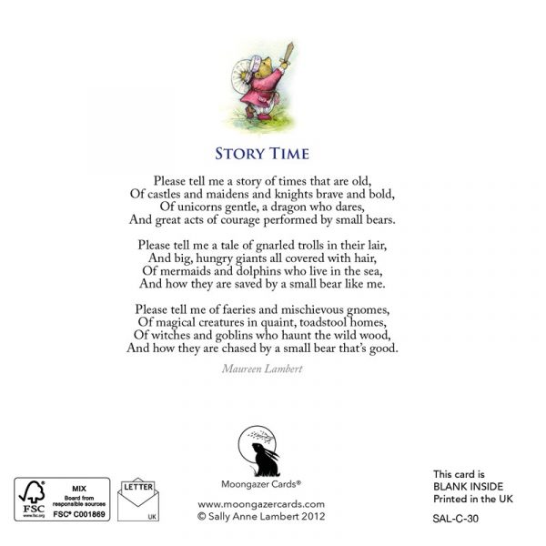 'Dragon Storytime' greetings card - Image 2