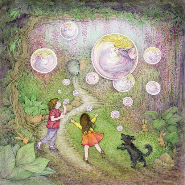 'Bubbles' greeting card