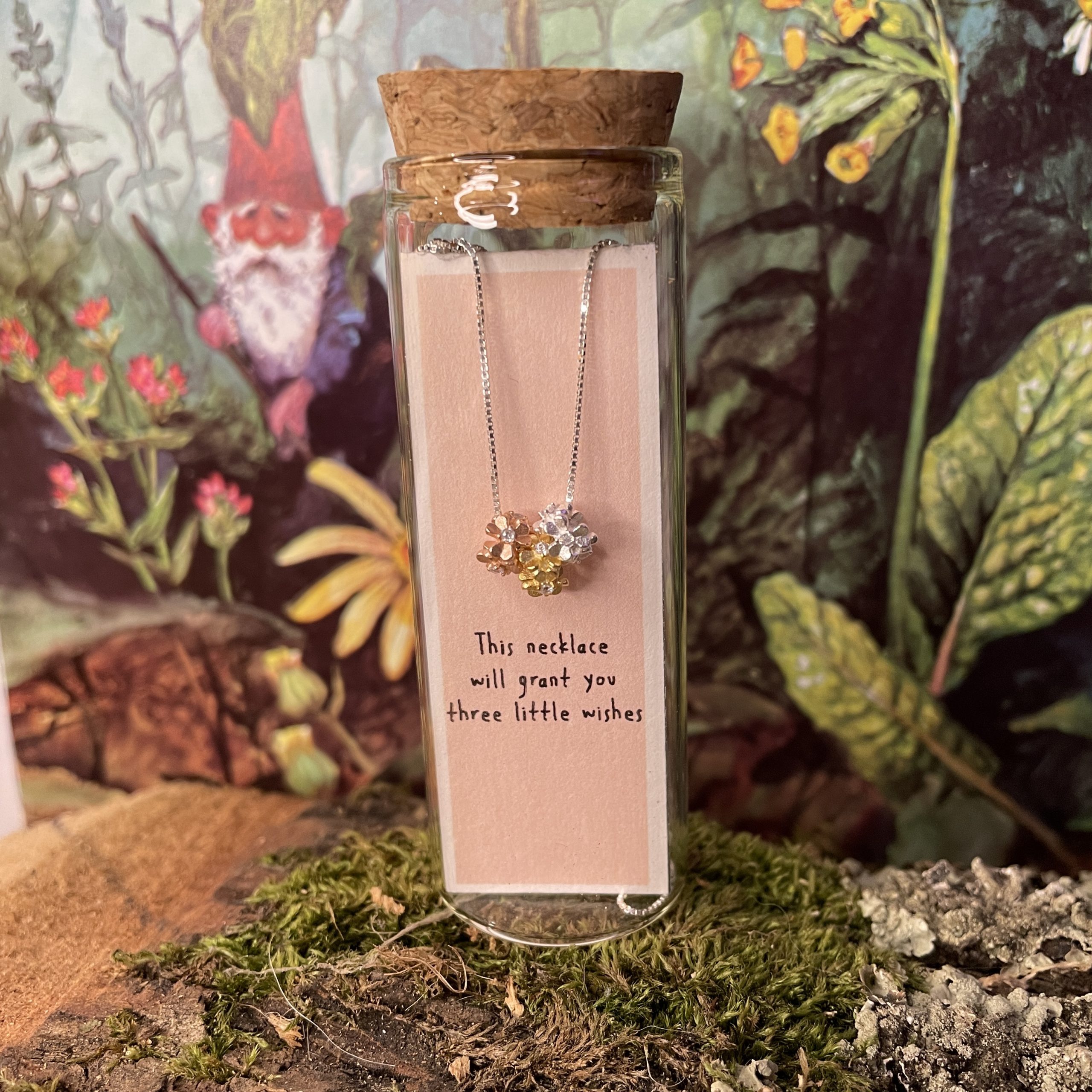 "...three little wishes" necklace