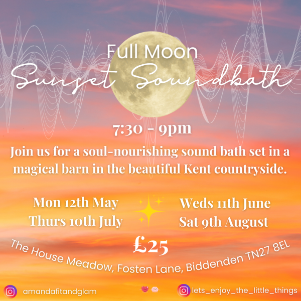Full Moon Sunset Soundbath