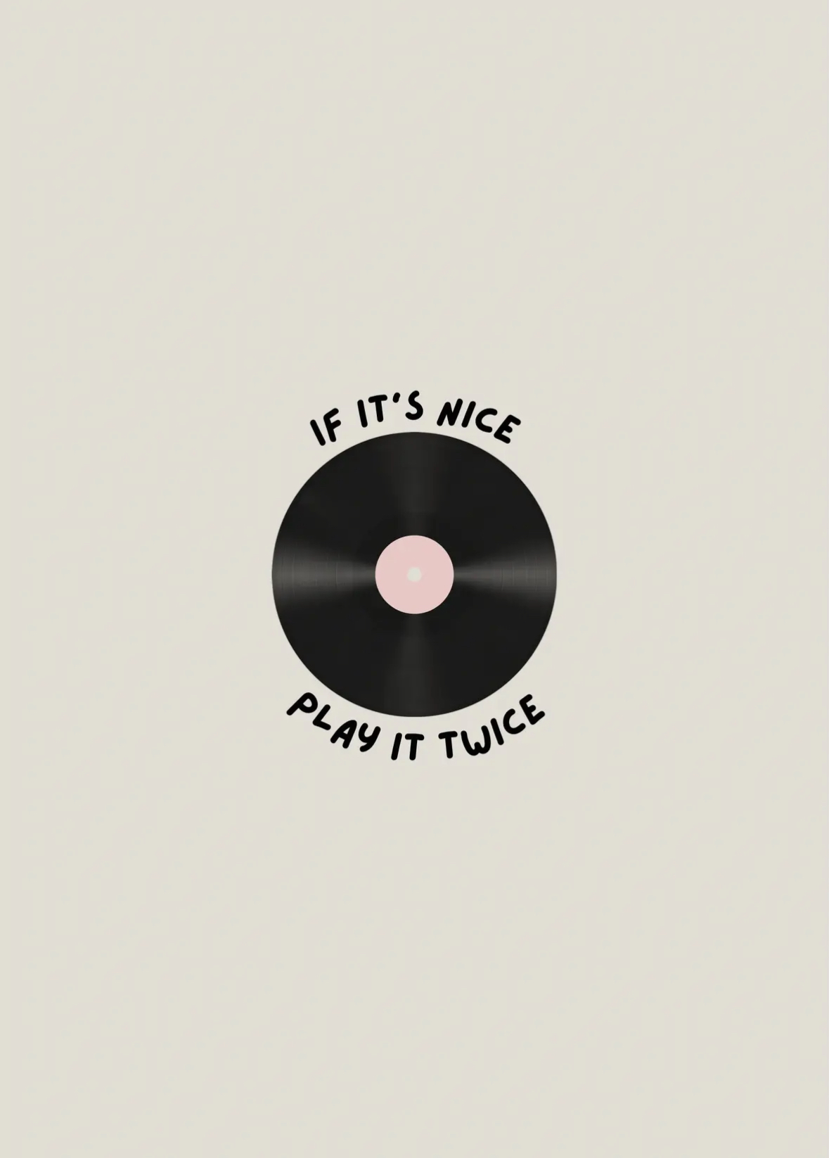 If It's Nice Play It Twice A5 Print - Image 2