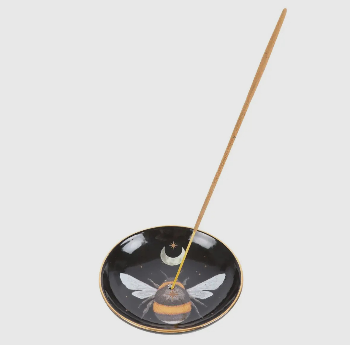 Forest Bee Ceramic Incense Holder Plate - Image 3