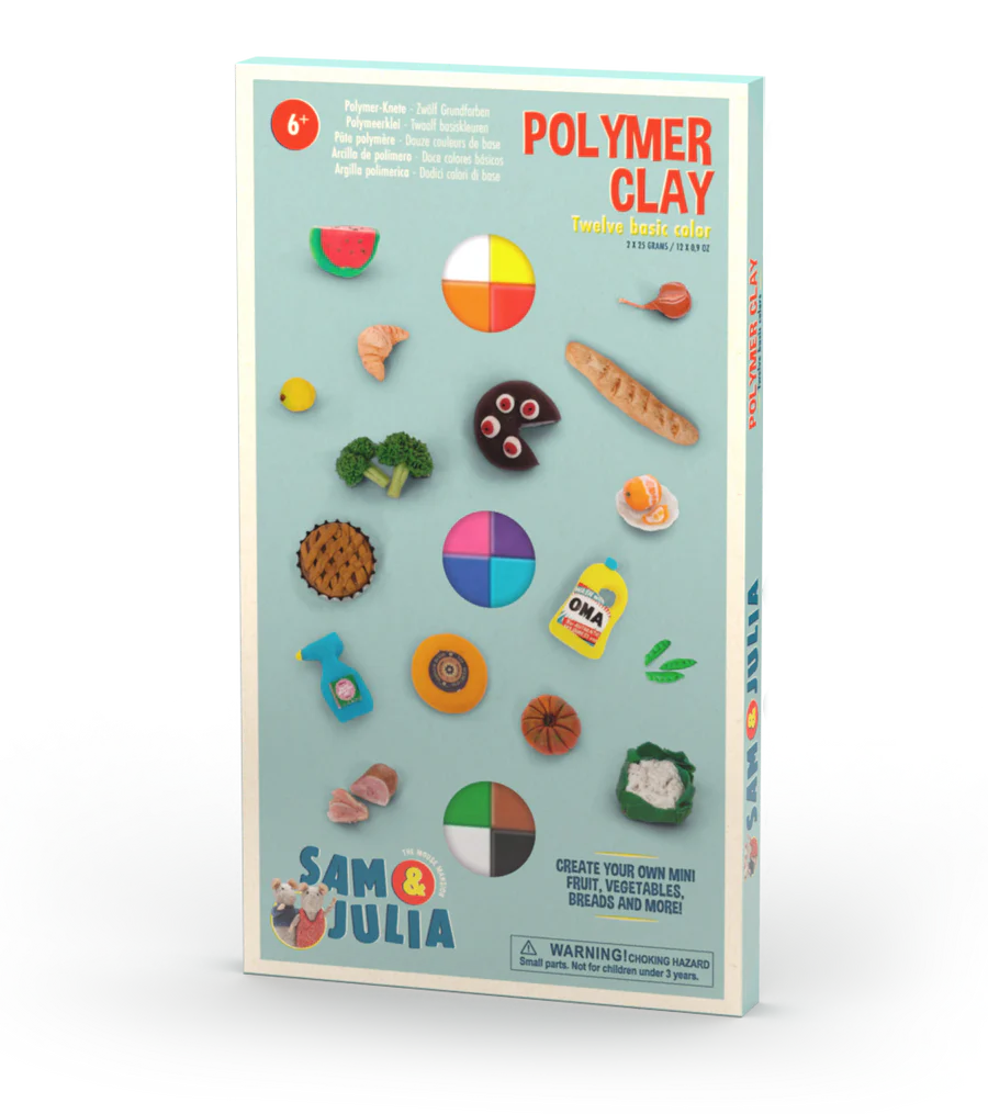 Polymere Clay - Set of 12 basic colours
