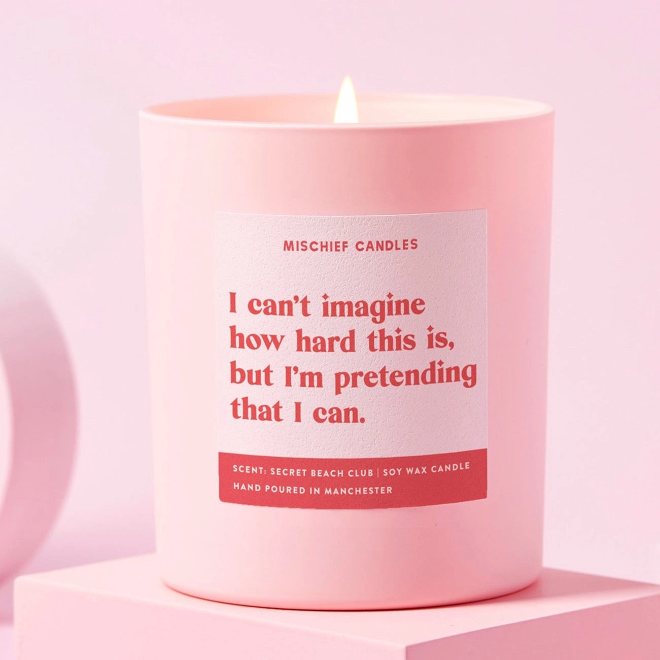 'I can't imagine how hard this is...' candle