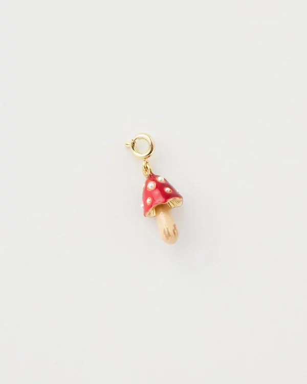 Enamel Mushroom Charm