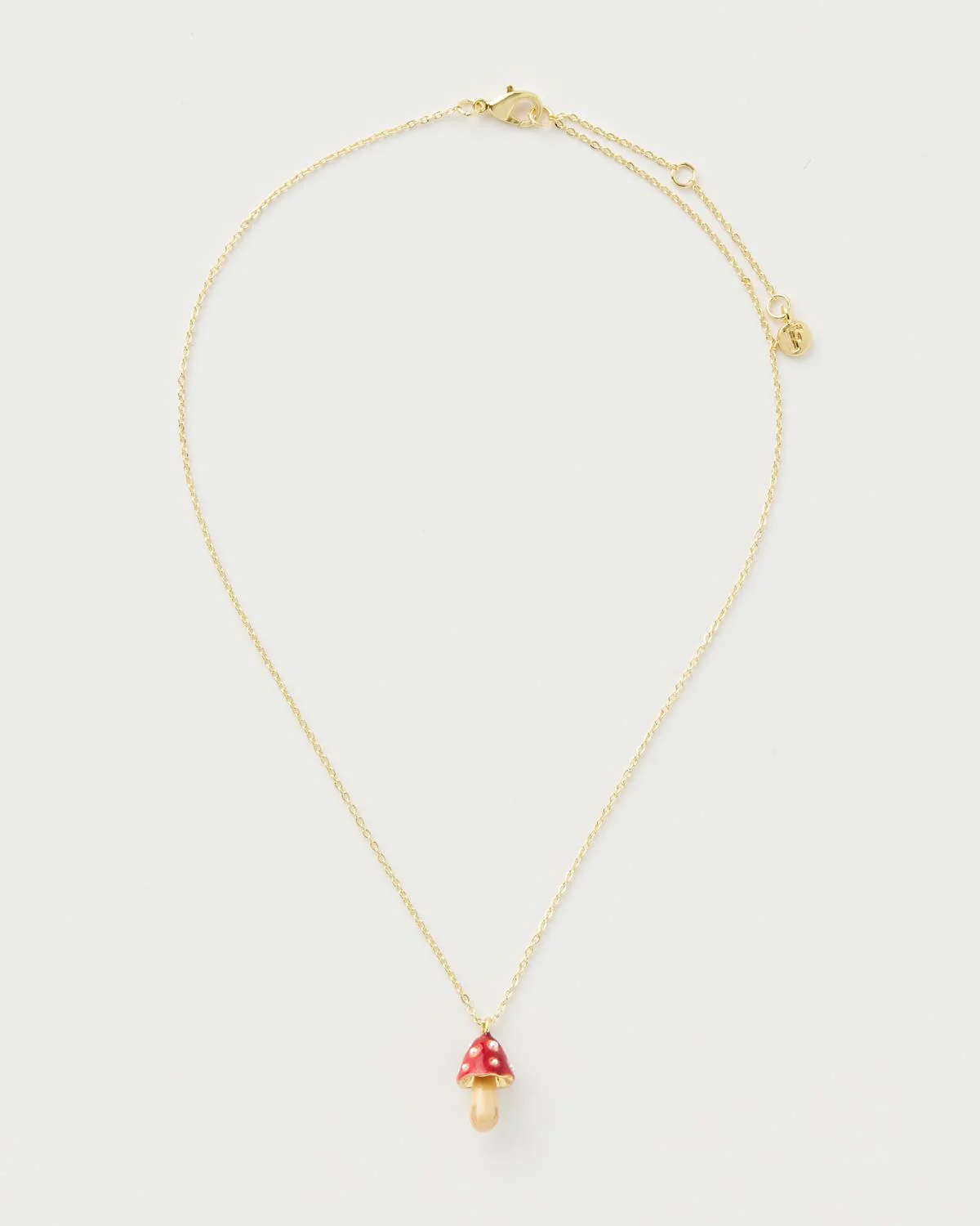 Enamel Mushroom Necklace - Image 2