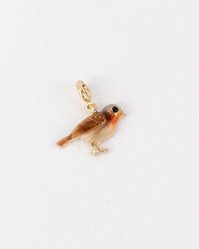 Enamel Robin Charm