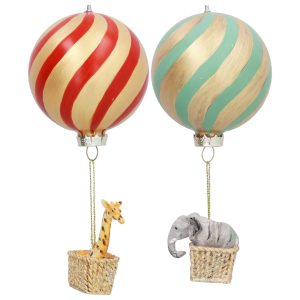 Hot Air Balloon Circus tree decorations