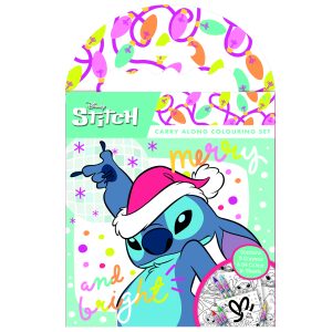 Stitch Christmas Colouring Set